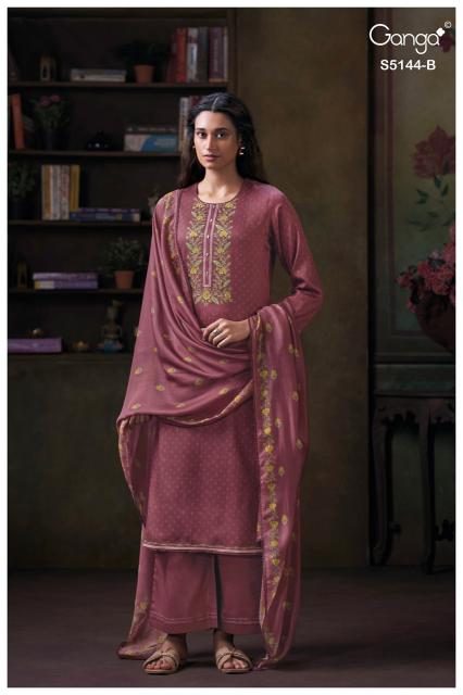 Ganga terrie 5144 lawn cotton dress material wholesale